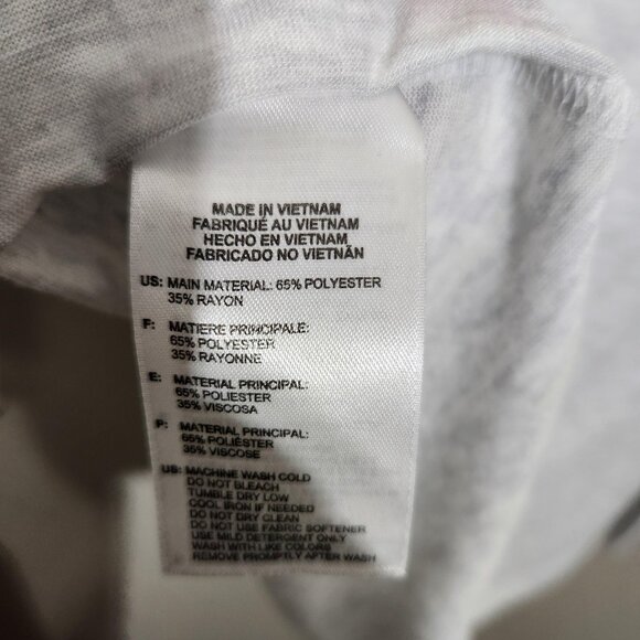 Adidas Shirt Womens Small Gray White Climalite Longsleeve Thumbholes Keyhole - Picture 7 of 12